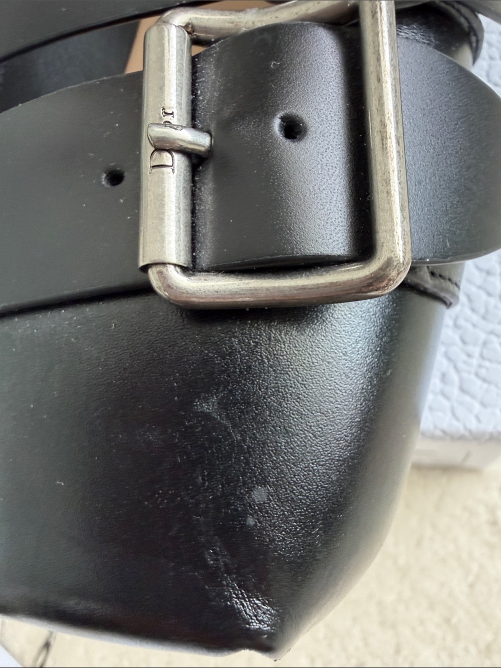 Dior Black Leather Mary Jane Flats with Buckle Straps - Picture 7 of 11